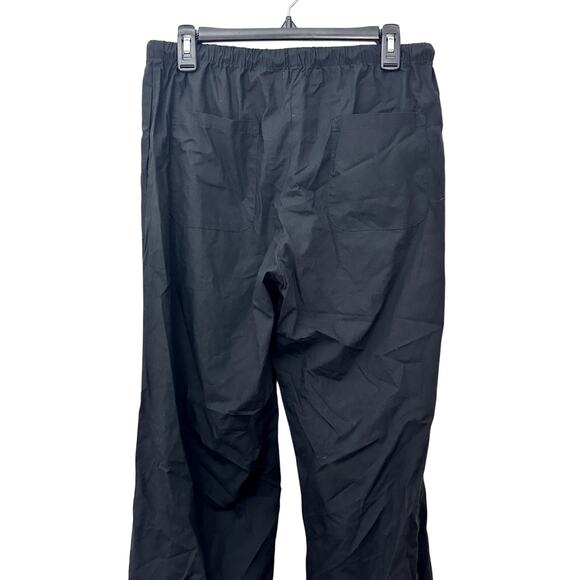 BP Parachute Pants Adjustable Drawstring Cotton Poplin Relaxed Fit Black S NWOT - Picture 6 of 9